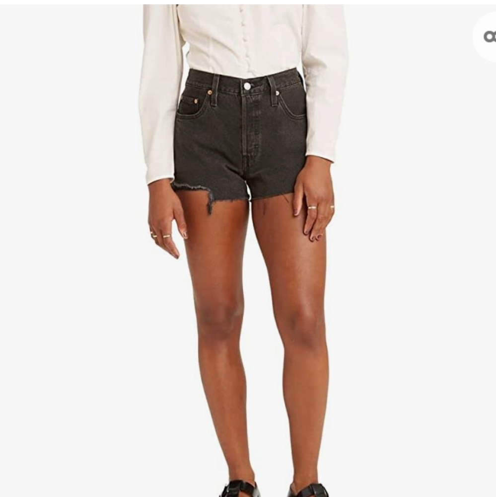Levi 501 original shorts- Black